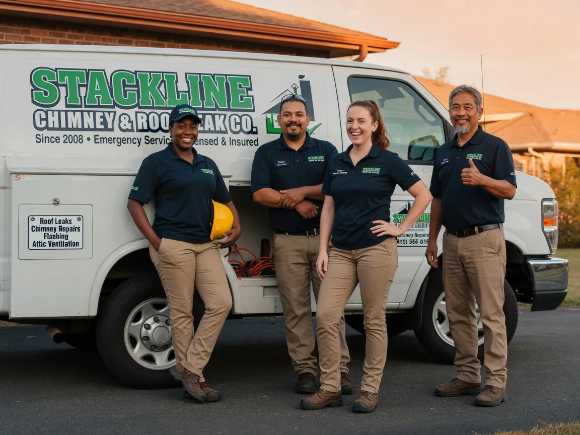 Chimney flashing repair company in Kincheloe, MI
